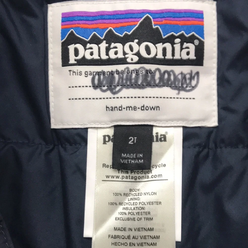 Patagonia Snow Bib (size 2T)